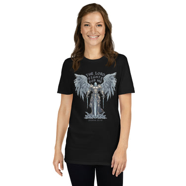 “The Lord Fights for Me” Unisex Softstyle T-Shirt 4